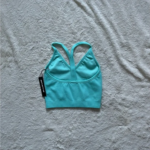 set active ribbed sports bra - Picture 2 of 2